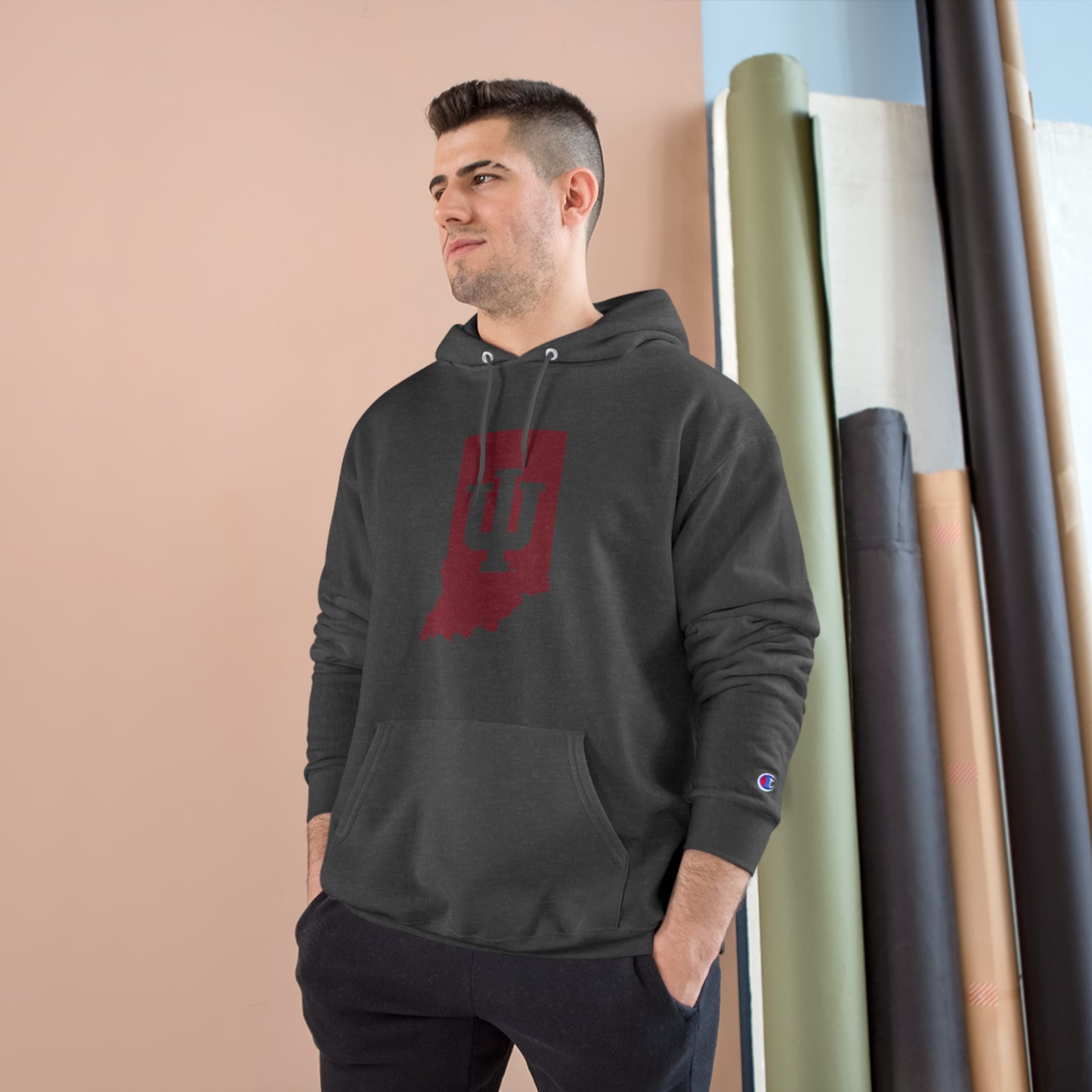 Indiana University Champion Hoodie - Perfect for College Students and Game Day