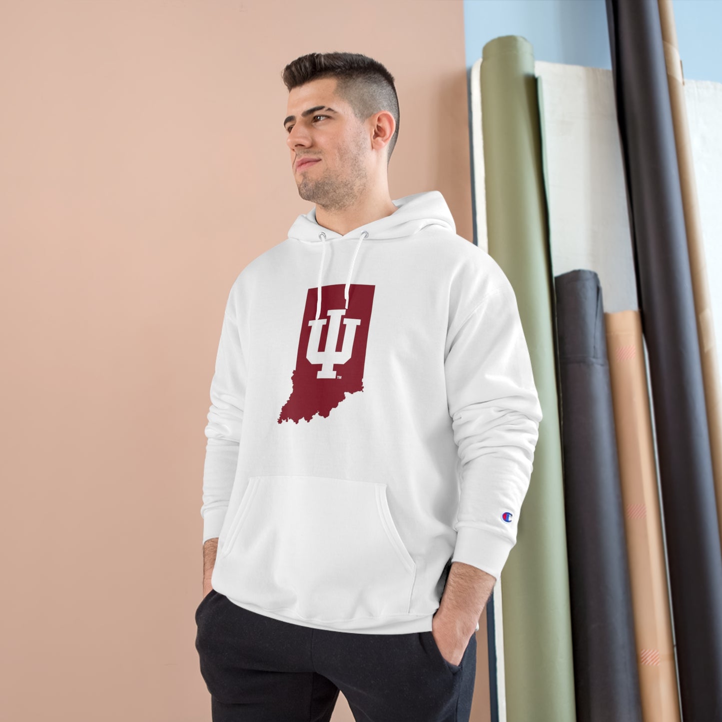 Indiana University Champion Hoodie - Perfect for College Students and Game Day