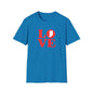 Indiana Love Unisex Softstyle T-Shirt - Perfect for Proud Hoosiers