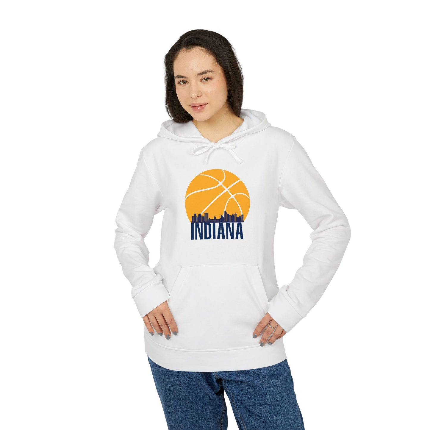 Indiana Basketball Fleece Hoodie - Unisex adidas Apparel