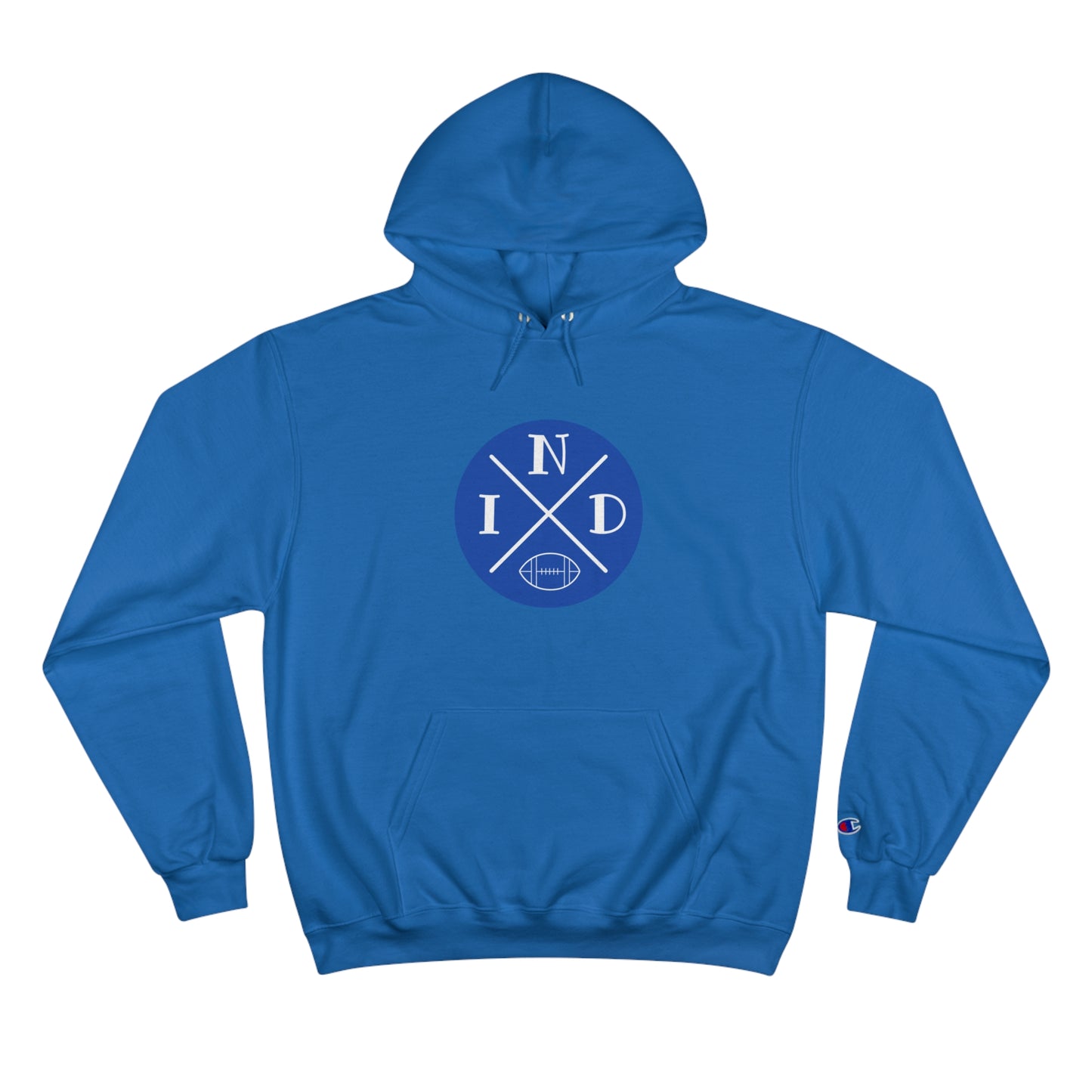 Colts Vintage-Inspired Champion Hoodie - Perfect for Indy Fans