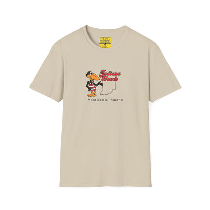 Indiana Beach Retro Unisex Softstyle T-Shirt