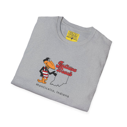 Indiana Beach Retro Unisex Softstyle T-Shirt