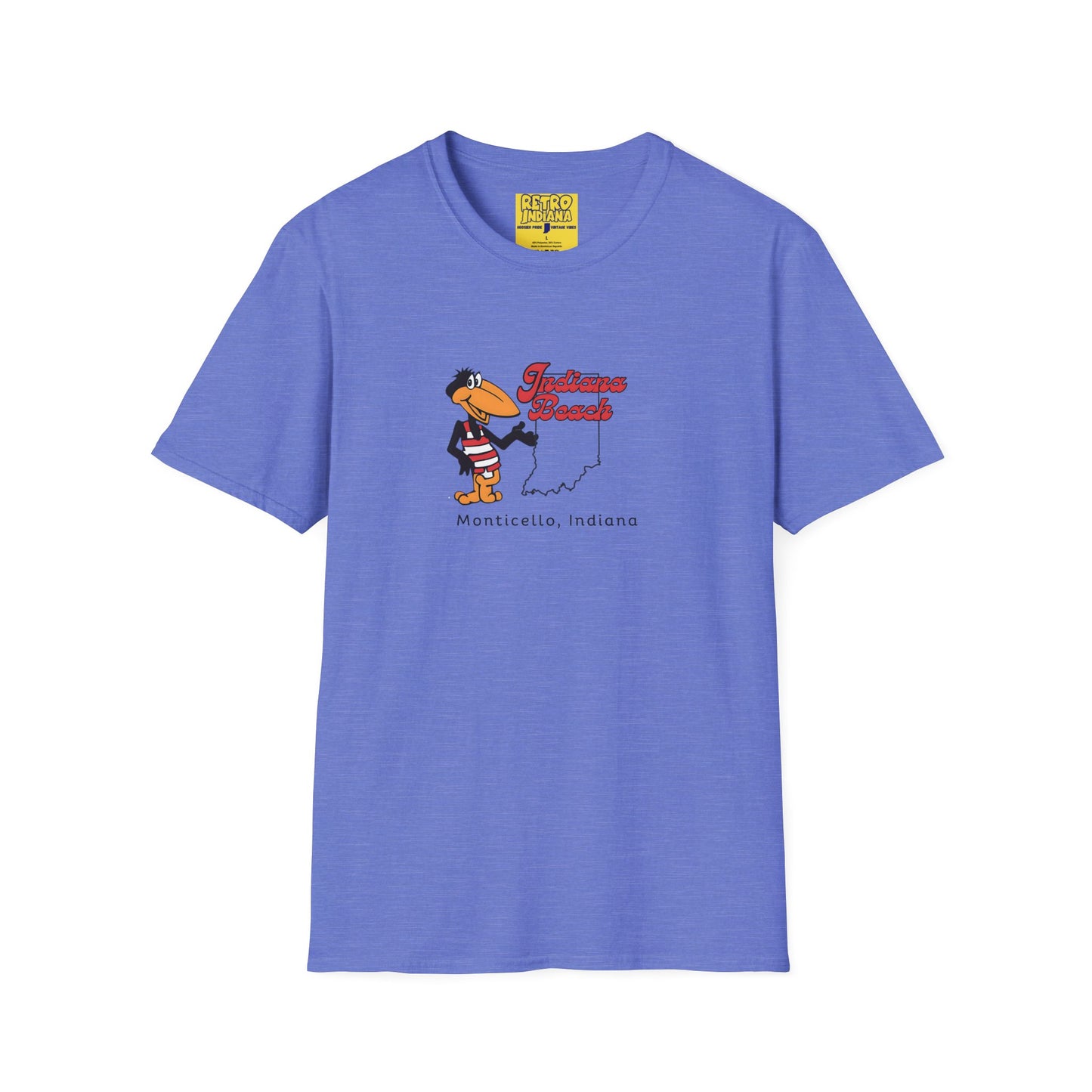 Indiana Beach Retro Unisex Softstyle T-Shirt